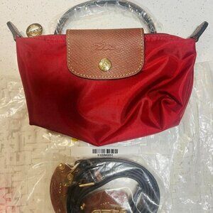 LePliage XS Mini Tote Bag Red